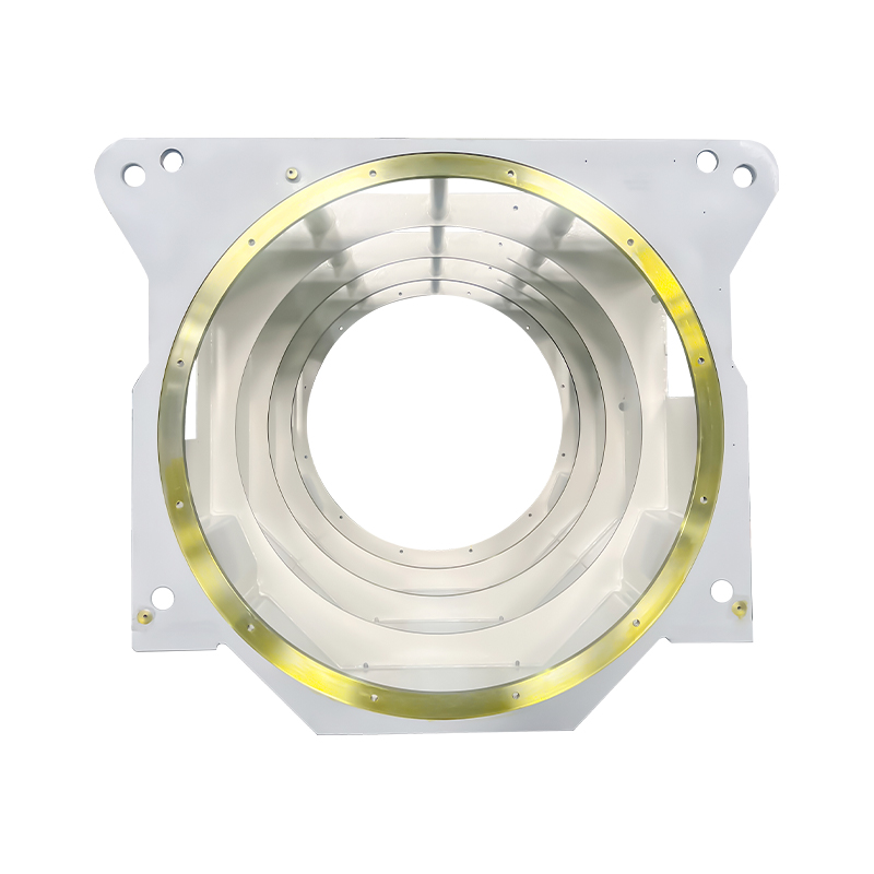 Cadre de moteur cylindrique à base carrée