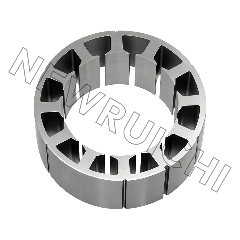 Stratifications du stator et du rotor du moteur à courant continu